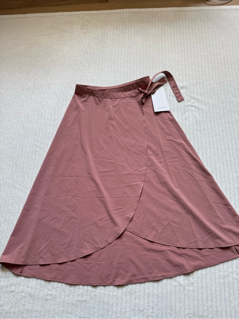 Athleta Dusty Rose Wrap A-Line Skirt